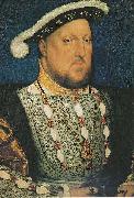 Hans holbein the younger Portrait of Henry VIII, oil painting on canvas